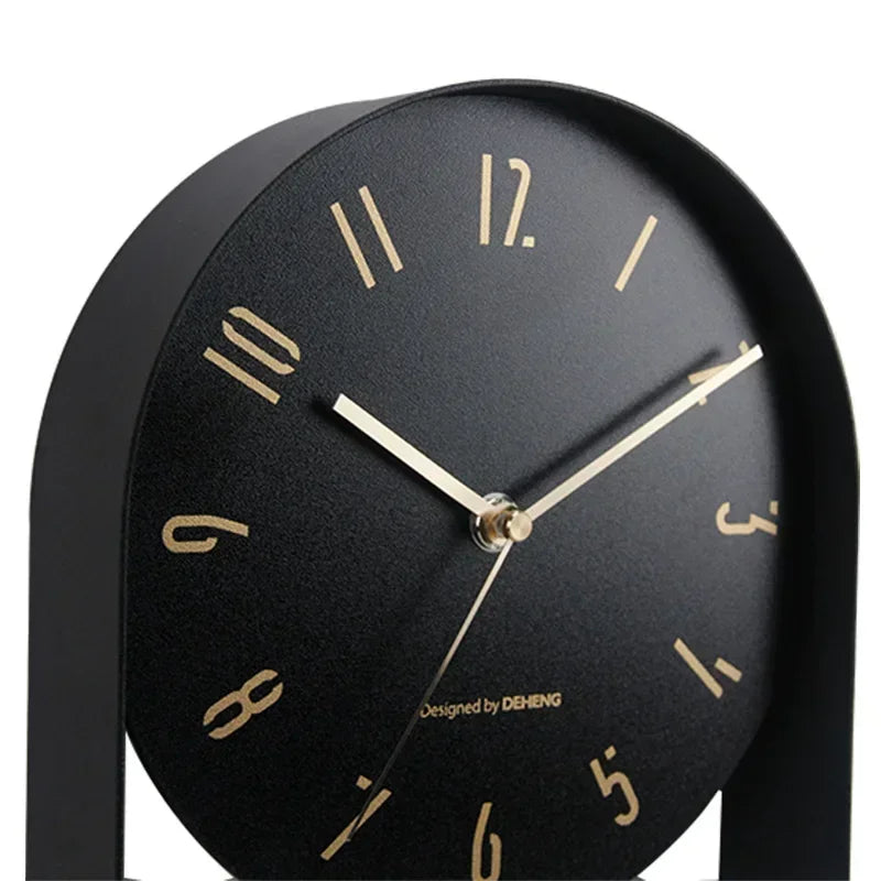 Bedroom, Living Room, Modern Decoration, Single Pendulum Battery Driven Non Ticking Swinging Wall Clock